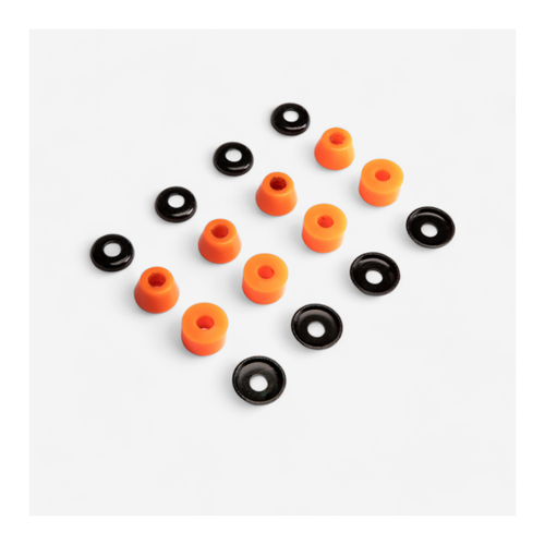 Bild von Longboard-Bushings 500 92A orange – Optimale Ersatzgummis für Inverse-Trucks