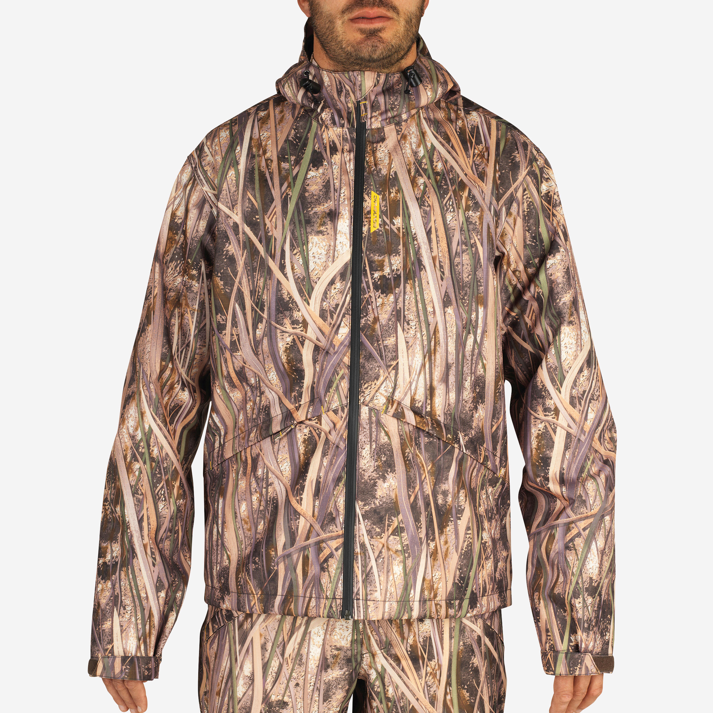 Bild von Jagd-Regenjacke 100 Camouflage Schilf