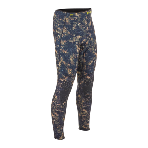 Bild von Neoprenhose Freediving SPF 500 Glattneopren 5 mm camouflage khaki