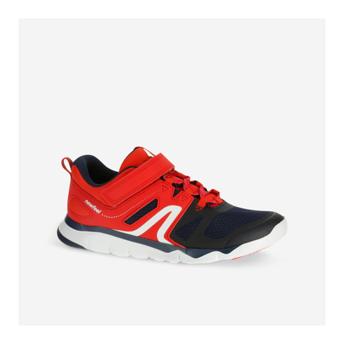 Bild von Kinder Sportschuhe Klettverschluss atmungsaktiv - PW540 schwarz/rot