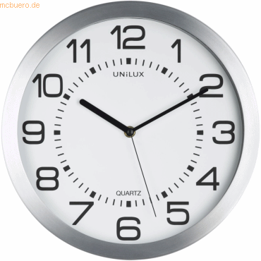 Bild von Unilux Moon Clock backlit metal grey