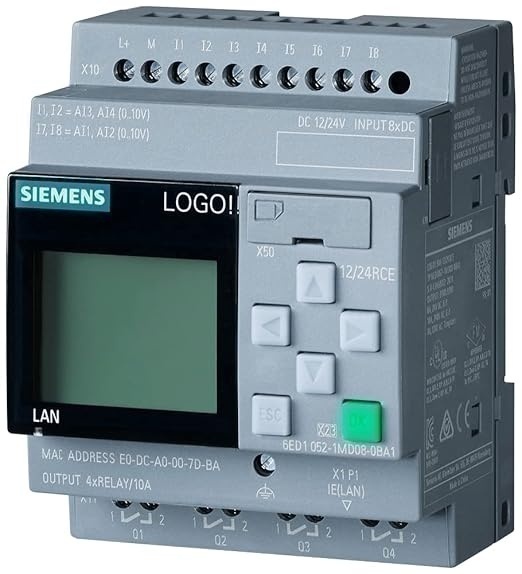 Bild von LOGO! 12/24RCE, Logikmod., Disp SV/E/A: 12/DC 24V/