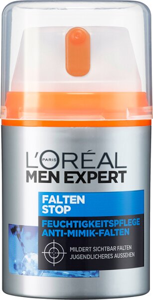 Bild von L'Or&eacute;al Men Expert Falten Stop Feuchtigkeitspflege Anti-Mimik Falten Gesichtscreme 50 ml