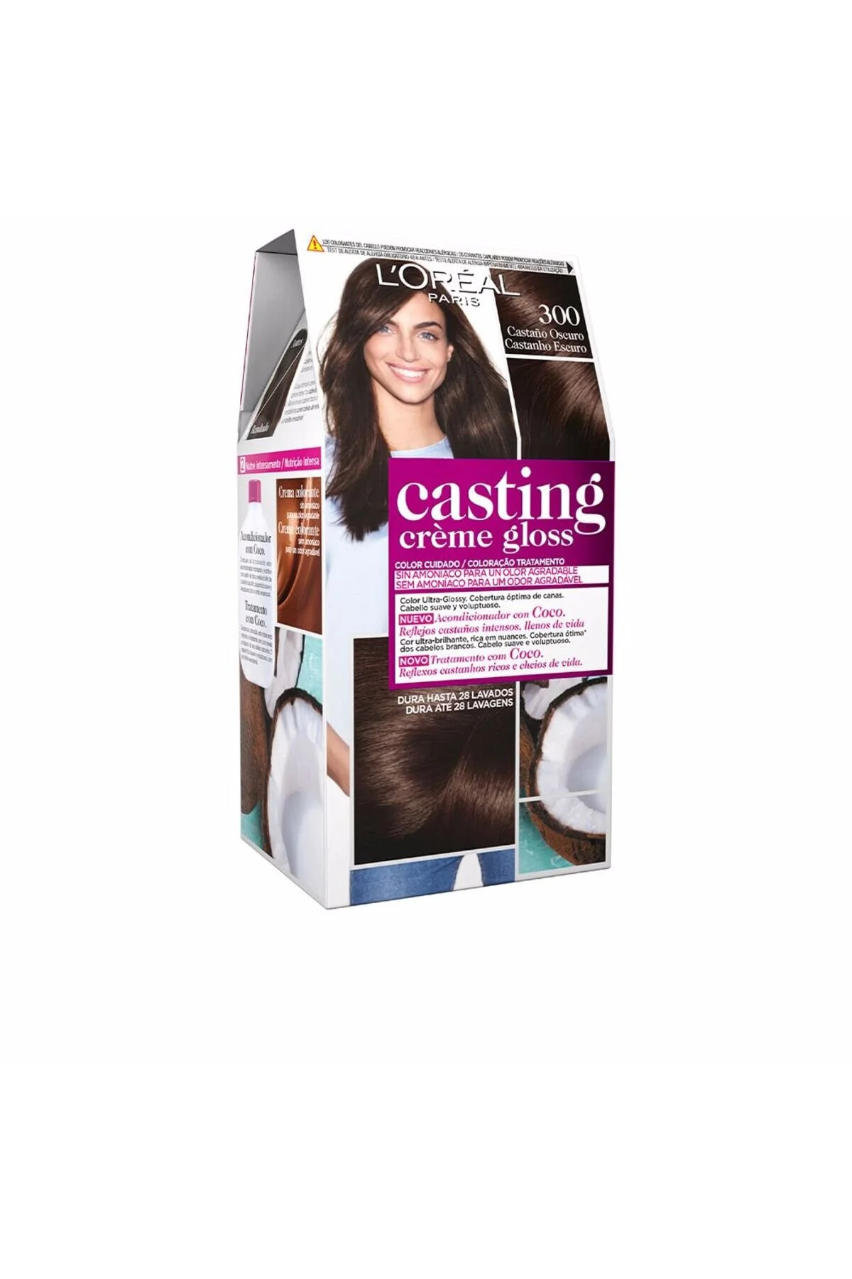 Bild von L'Oréal Paris, Haarfarbe, CASTING CREME GLOSS #300-castaño oscuro (#300-castaño oscuro)