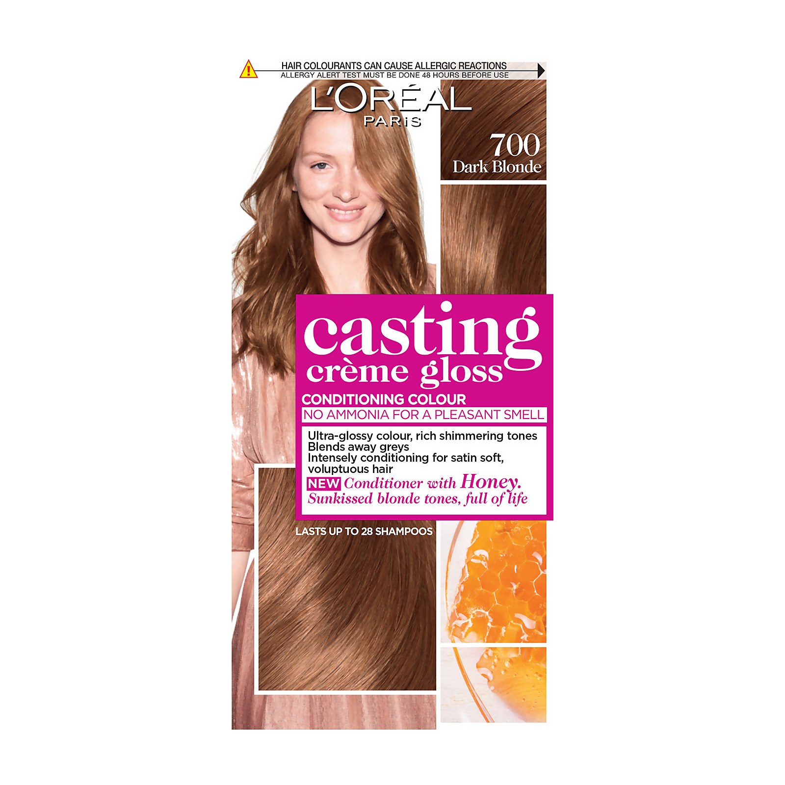 Bild von L'Oréal Paris Casting Crème Gloss Semipermanente Haarfarbe (Verschiedene Farbtöne) - 700 Dark Blonde