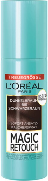 Bild von L'Or&eacute;al Paris Magic Retouch Ansatzspray dunkelbraun bis schwarzbraun Coloration 90 ml
