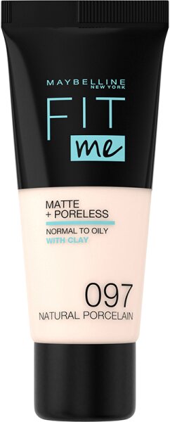 Bild von Maybelline Fit Me! Matte and Poreless Foundation 30 ml (verschiedene Farbtöne) - 097 Natural Porcelain