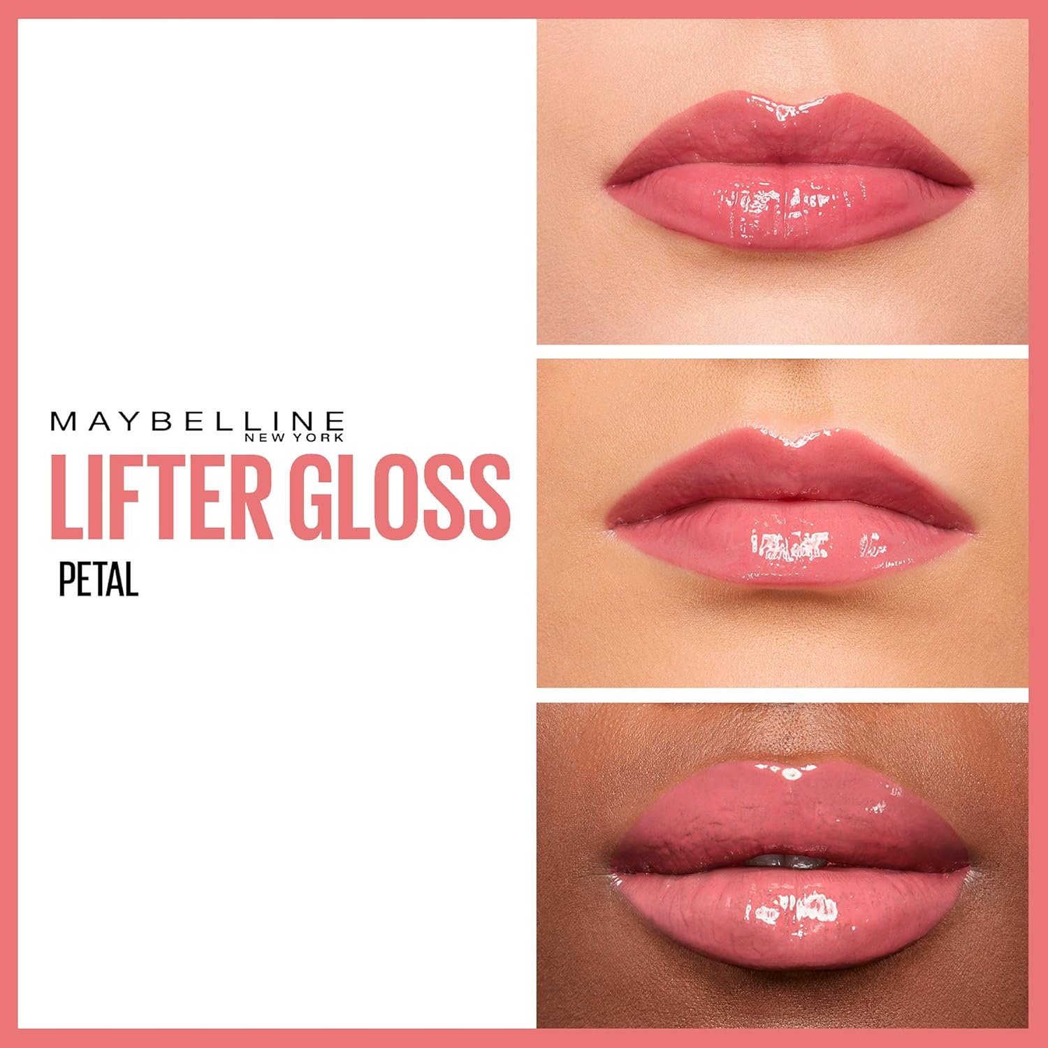 Bild von Maybelline New York Glänzender Lipgloss für voller wirkende Lippen, Feuchtigkeitsspendend, Mit Hyaluronsäure, Lifter Gloss, Farbe: Nr. 007 Amber (Beige), 1 x 5,4 ml