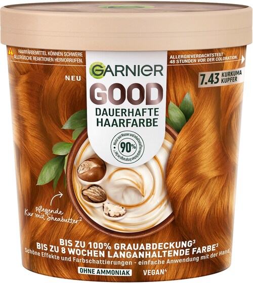 Bild von GARNIER Coloration Garnier GOOD Dauerhafte Haarfarbe, mit pflegender Formel