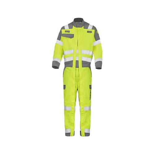 Bild von ATEX HV 260 XP Paniri Overall mit 2 Reißverschlüssen, Fluo Gelb/Stahlgrau, Größe XS