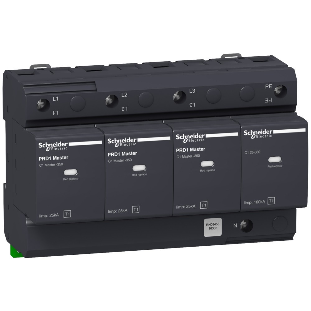 Bild von Schneider Electric, Überspannungsschutz, Blitzstromableiter Typ1 PRD1 Master3p