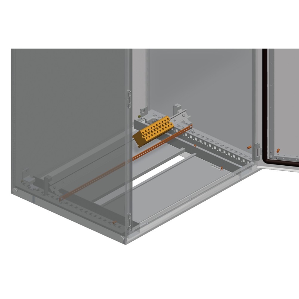 Bild von 10x Schneider Electric Kombi-Halterung SF/SM NSYETF, Serverschrank Zubehör, Silber