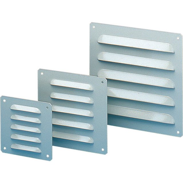 Bild von Schneider Electric Metallausgangsgitter, metall. Ausschnitt NSYCAG104X95LM, Serverschrank Zubehör, Grau