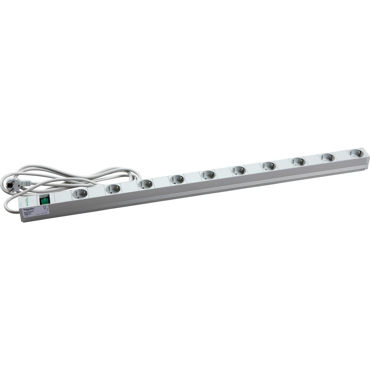 Bild von Schneider Electric, Steckdosenleiste, Actassi, vertikale NSYAPUS10S (10 x, CEE 16/3, 3 m)