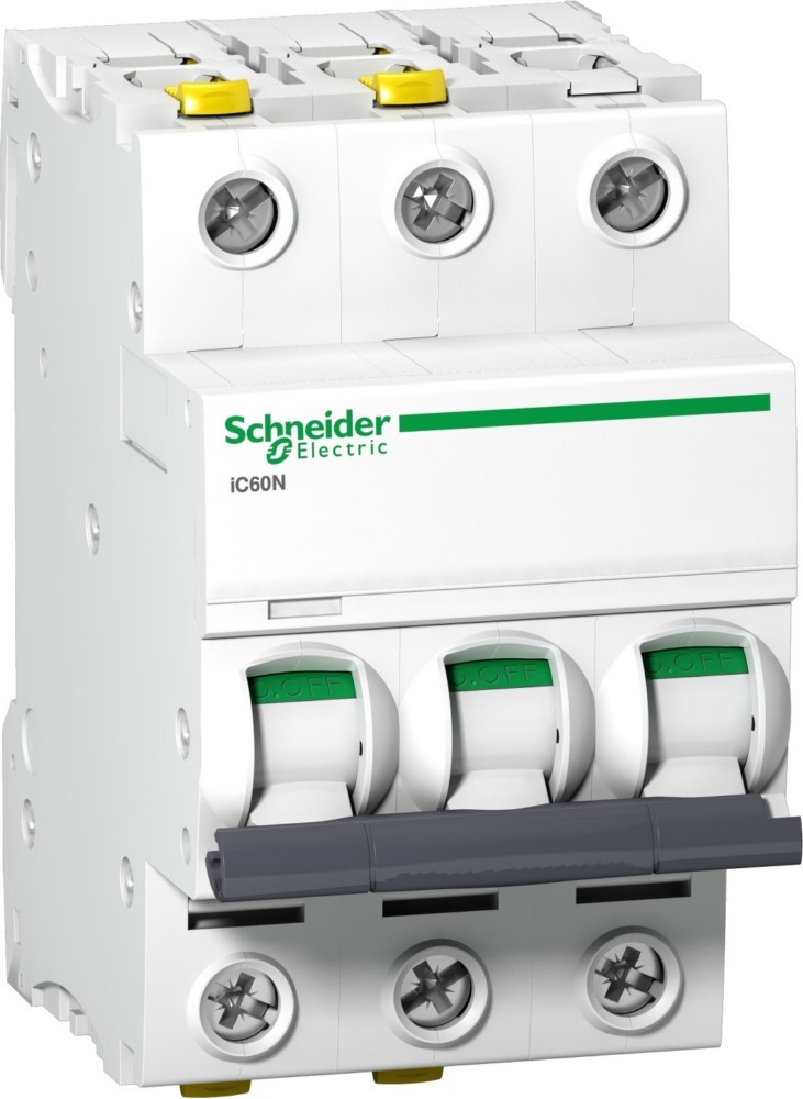 Bild von Schneider Electric Verteiler Schneider Electric Leitungsschutzschalter iC60N, 3P, 25A, C Charakteri