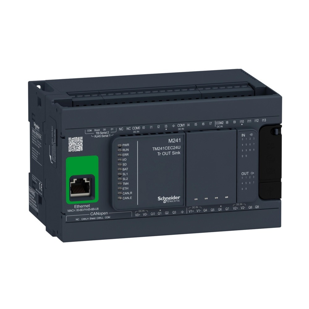 Bild von Schneider Electric, Energiemessgerät, CONTROLLER M241-24IO TR.NPN ETHERNET CAN