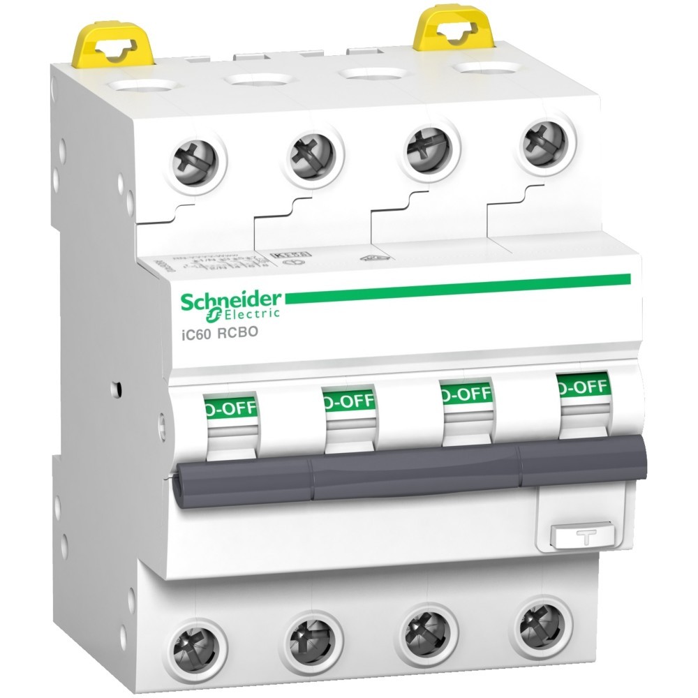 Bild von Schneider Electric A9D67410 FI-Schutzschalter/Leitungsschutzschalter 10A 0.03A 415V