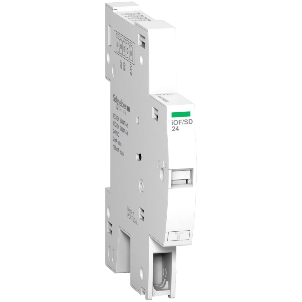 Bild von Schneider Electric, Verteilerschrank Zubehör, Umschaltbarer Hilfs-/Fehlermeldesch.iOF/SD24 für FI/LS iC60 A9A19804