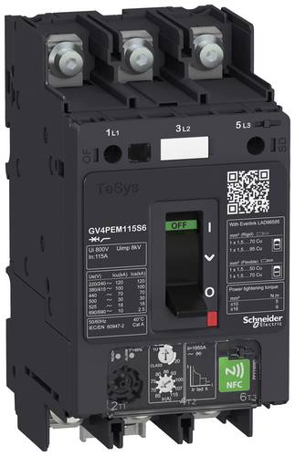 Bild von Schneider Electric, Schutzschalter, GV4PE MultiTh/Mag 12.5A 50kA lug