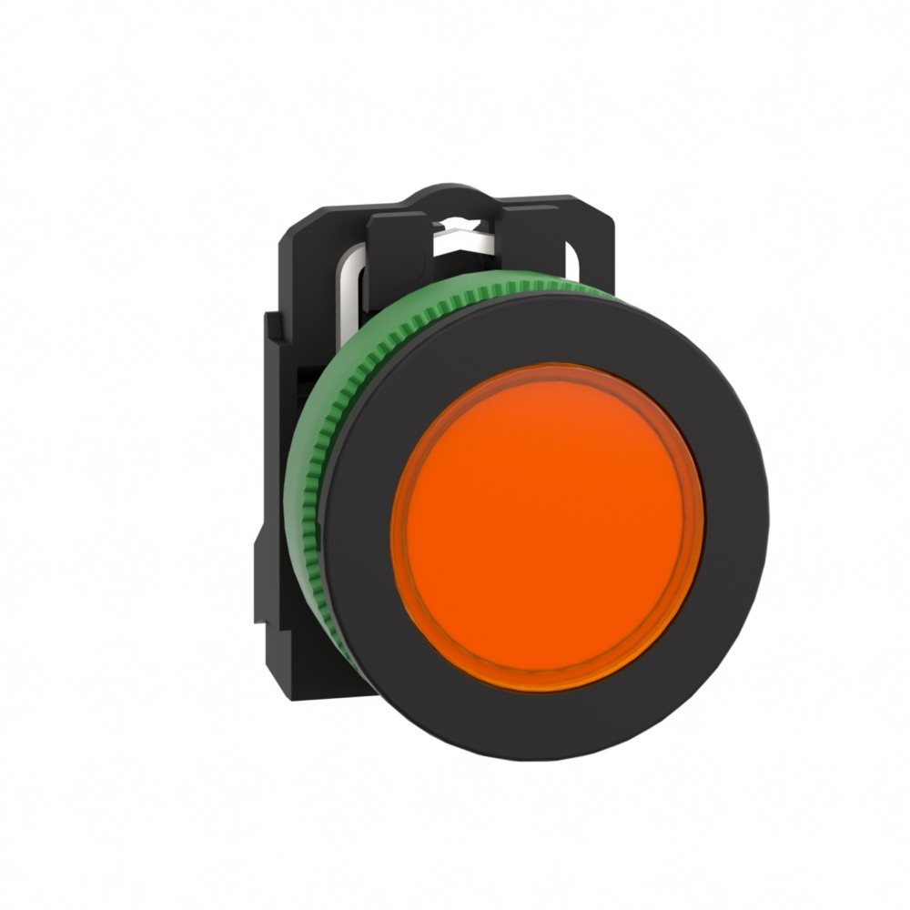 Bild von Schneider Electric, Xb5Fvg5, Harmony Xb5, Unterputz-Pilotleuchte, komplett, 110-120 V, Orange