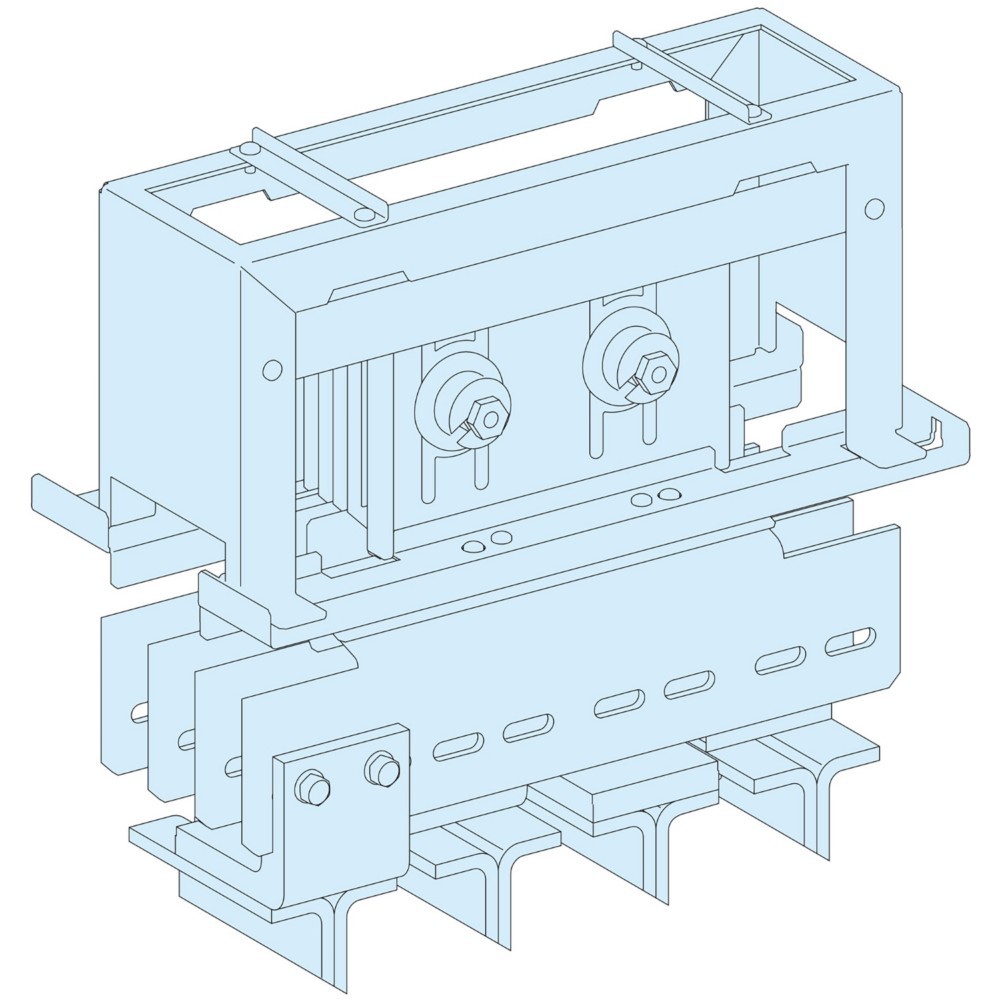 Bild von Schneider Electric PrismaSeT-P, Canalis KT, 4poliger Anschlussblock 1600A, MasterPacT MTZ2 Inhalt: 1
