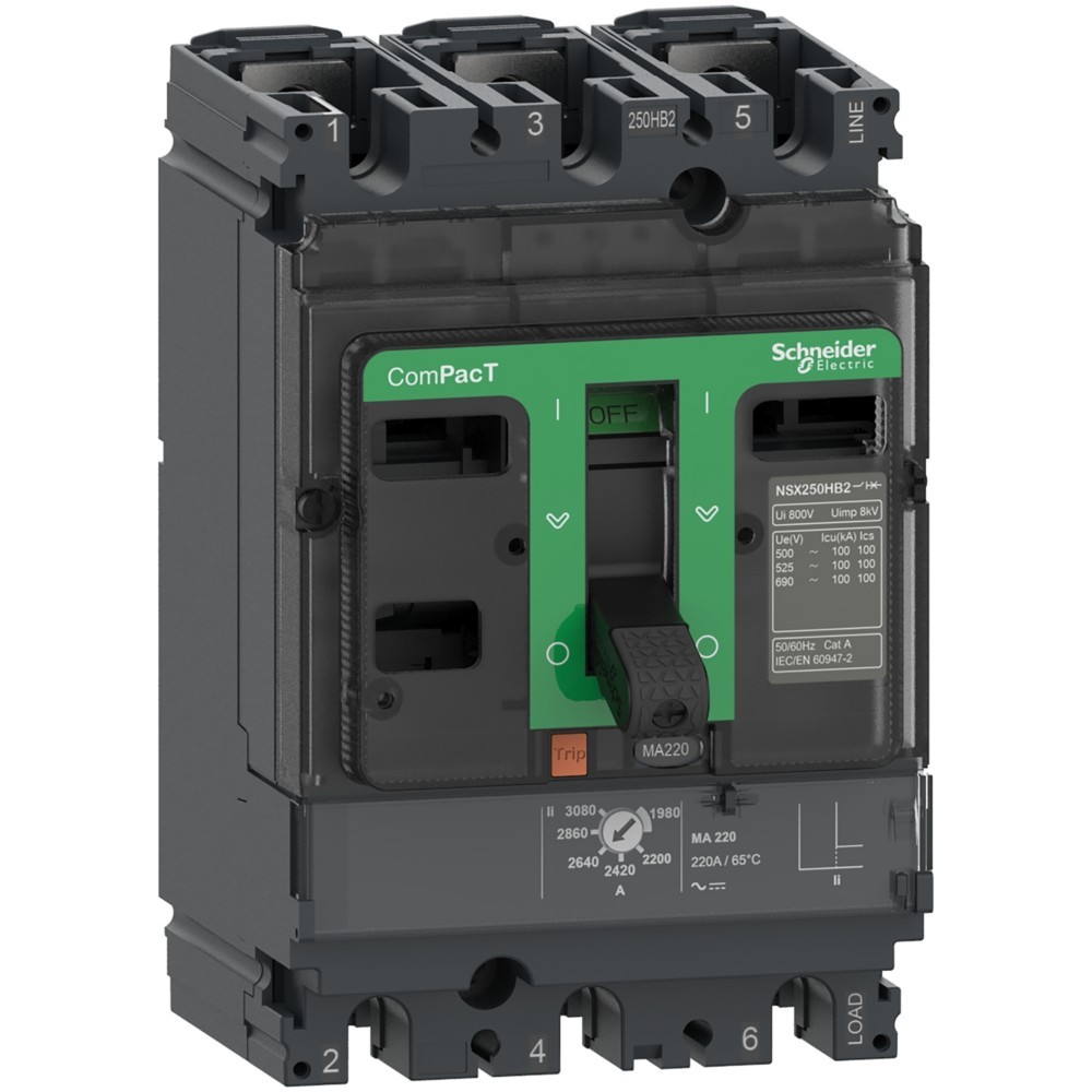 Bild von Schneider Electric Kompaktleistungsschalter C10W3MA050