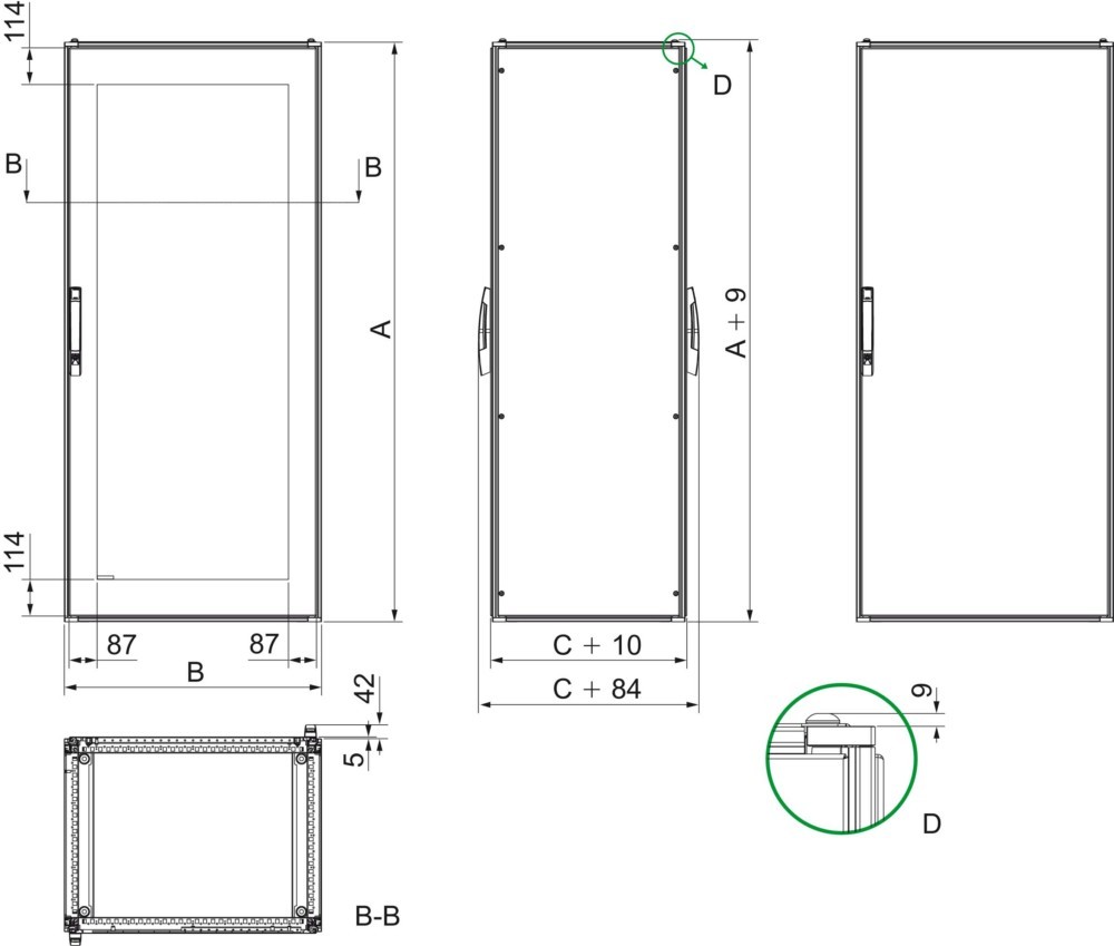 Bild von Schneider Electric Elektronikschrank SF NSYSF12880E