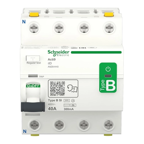 Bild von Schneider Electric FI-Schalter 4P 40A 300mA A9Z64440