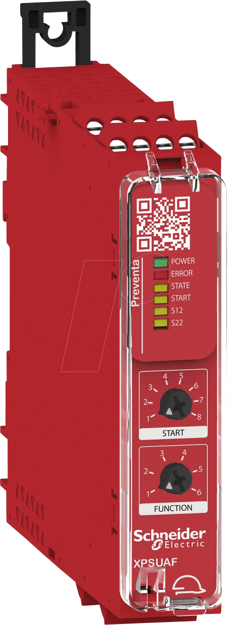 Bild von SCHNEIDER Sicherheitsrelais Sicherheitsrelais XPSUAF13AP Schneider Electric Betriebsspannung: 24 V, (XPSUAF13AP)