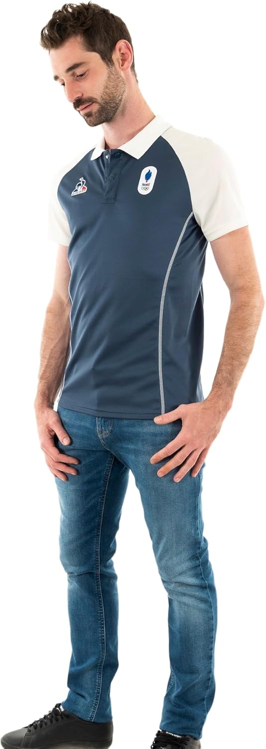 Bild von Le Coq Sportif Poloshirt für Herren, blau, L