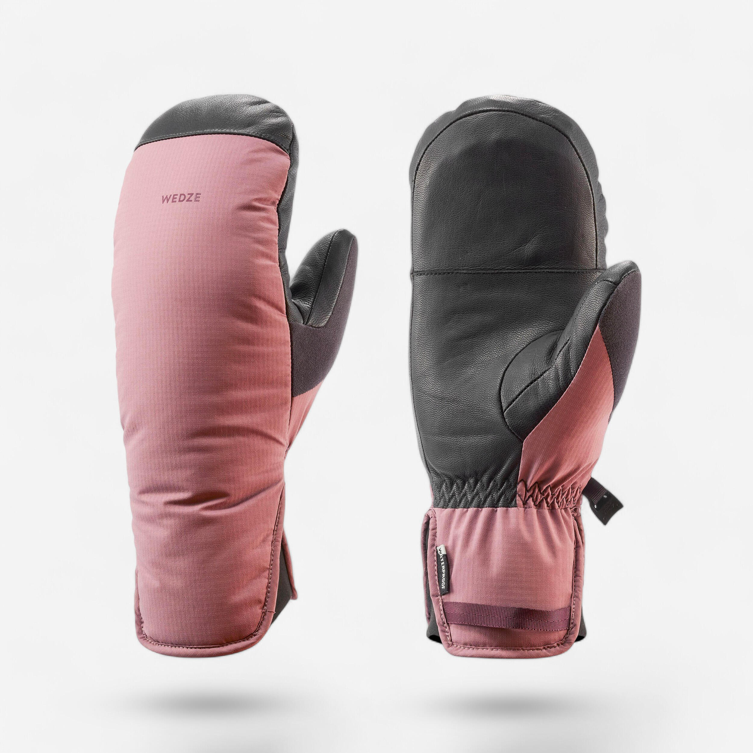 Bild von Skihandschuhe Fäustlinge Erwachsene - 500 rosa