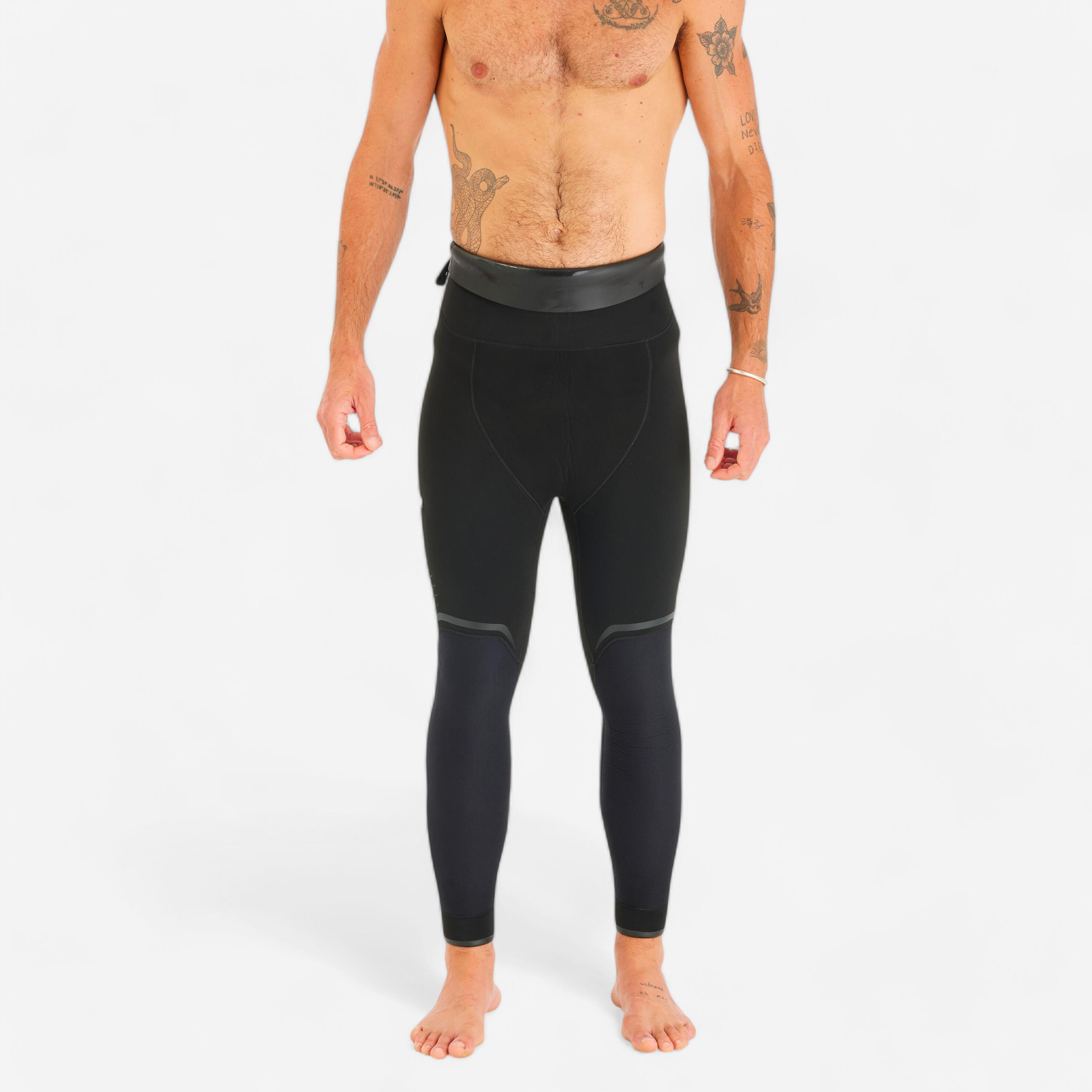 Bild von Neoprenhose Tauchen Herren Glattneopren SPF 900 7 mm schwarz