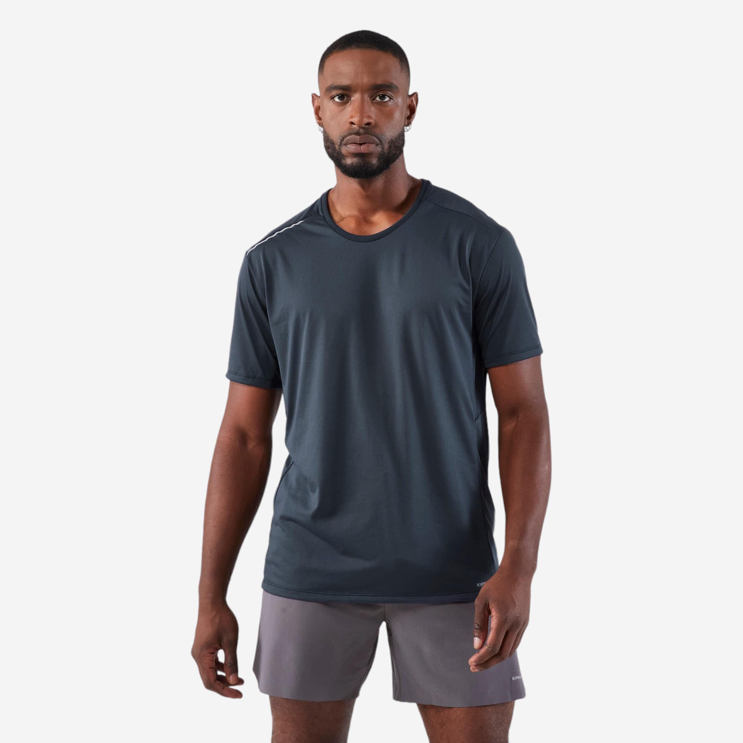 Bild von Laufshirt kurzarm Herren atmungsaktiv - Dry+ blau