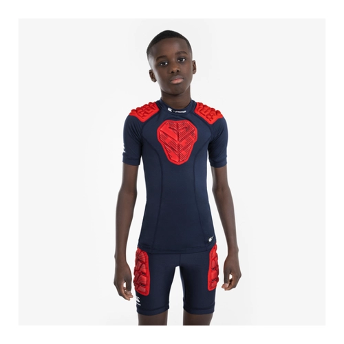 Bild von Kinder Rugby Schulterschutz - R500 DECATHLON Canterbury blau