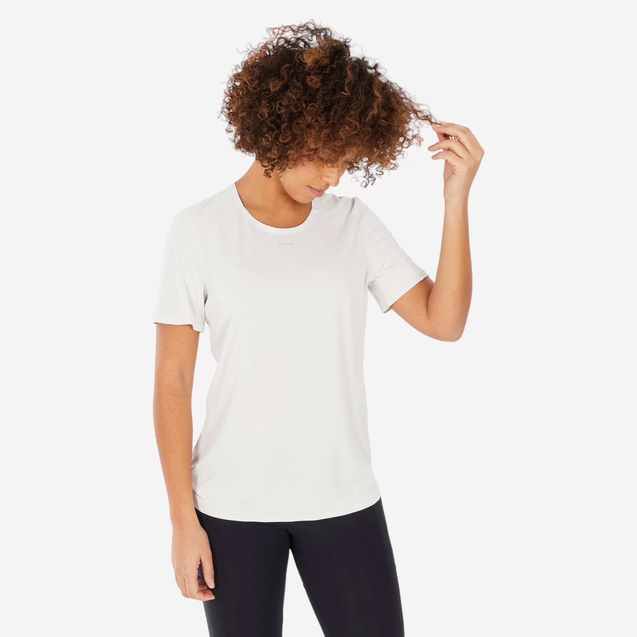 Bild von Wandershirt Damen kurzarm - MH500 beige