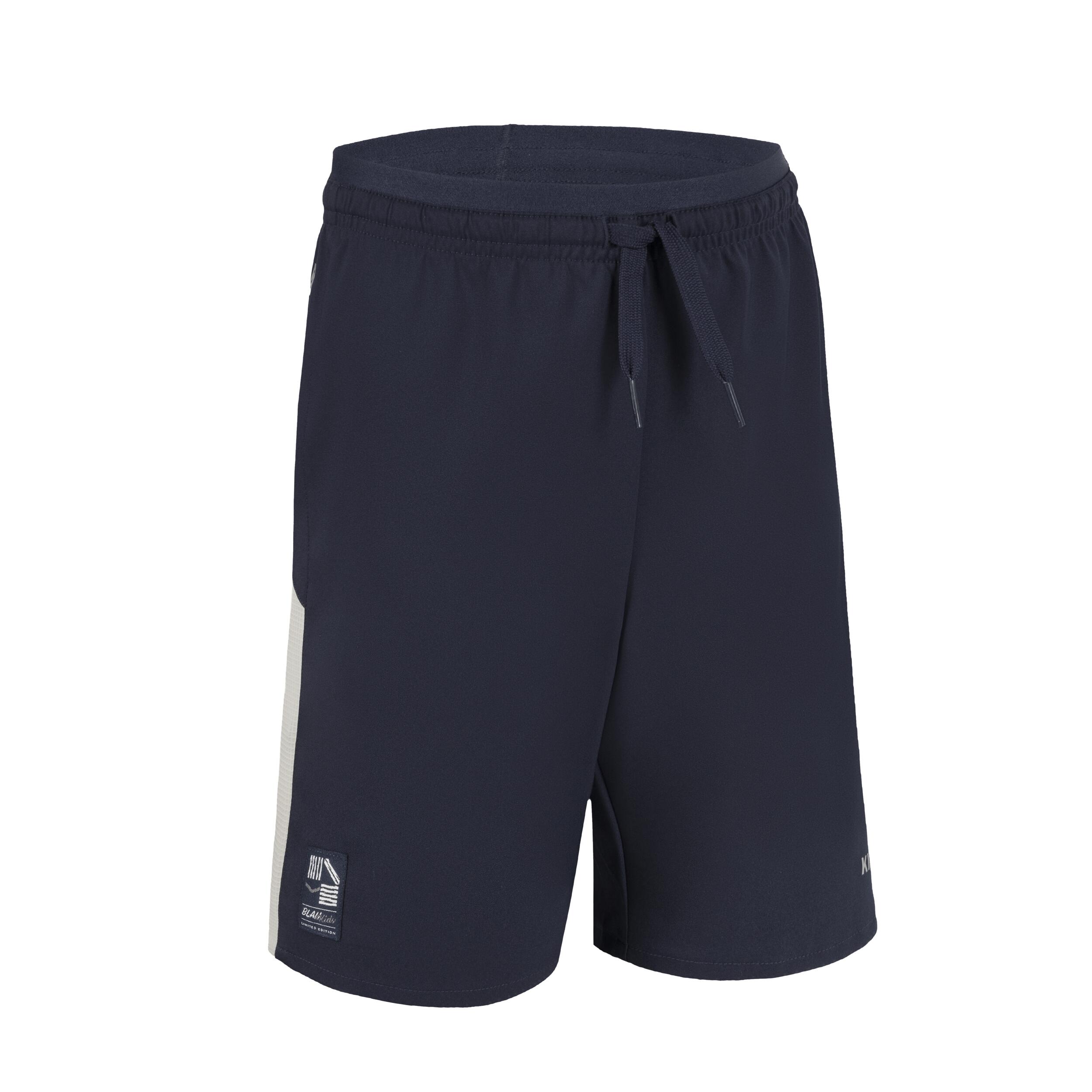 Bild von Kinder Fußball Shorts - VIRALTO marineblau/grau