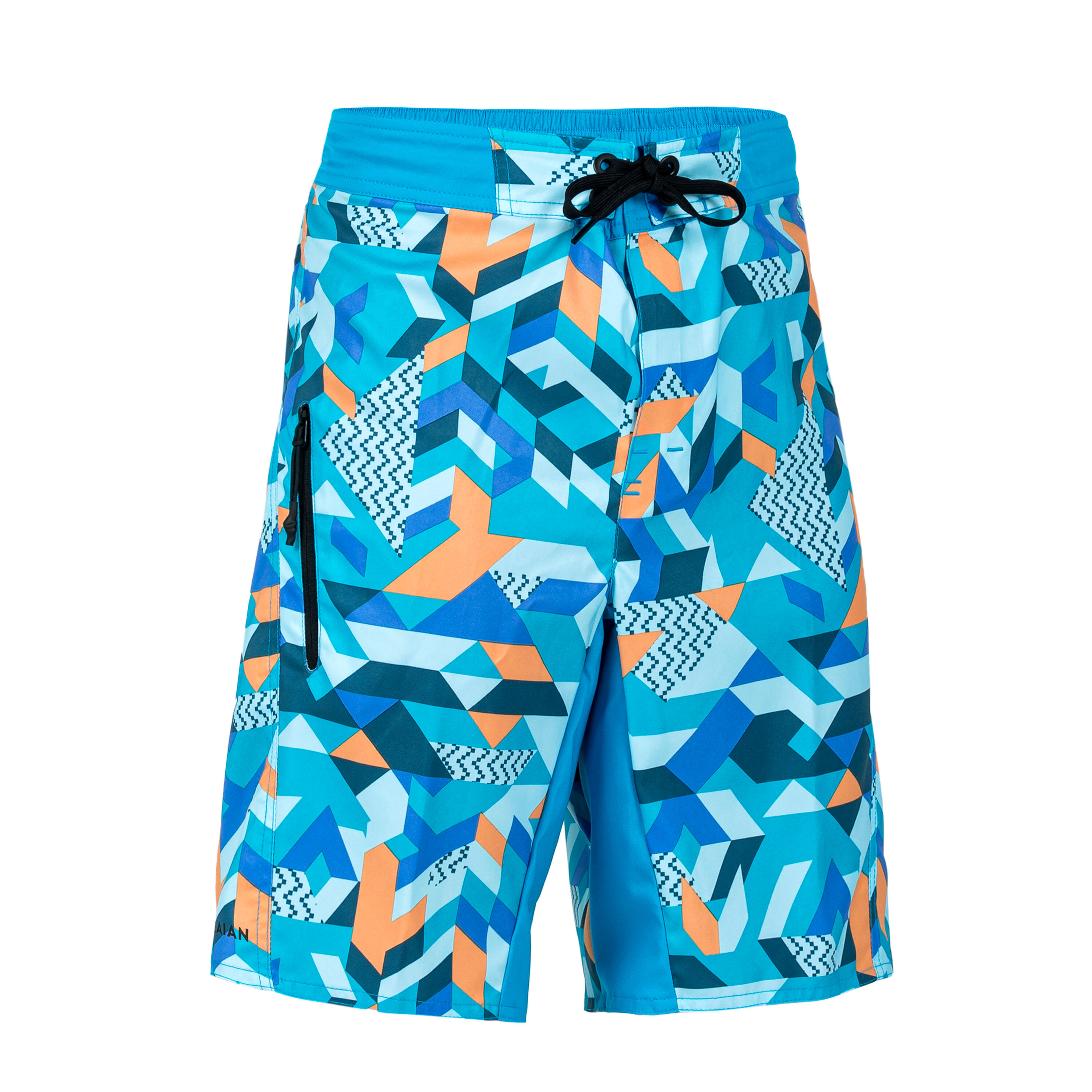 Bild von Boardshorts Kinder Jungen 550 Softgeo blau