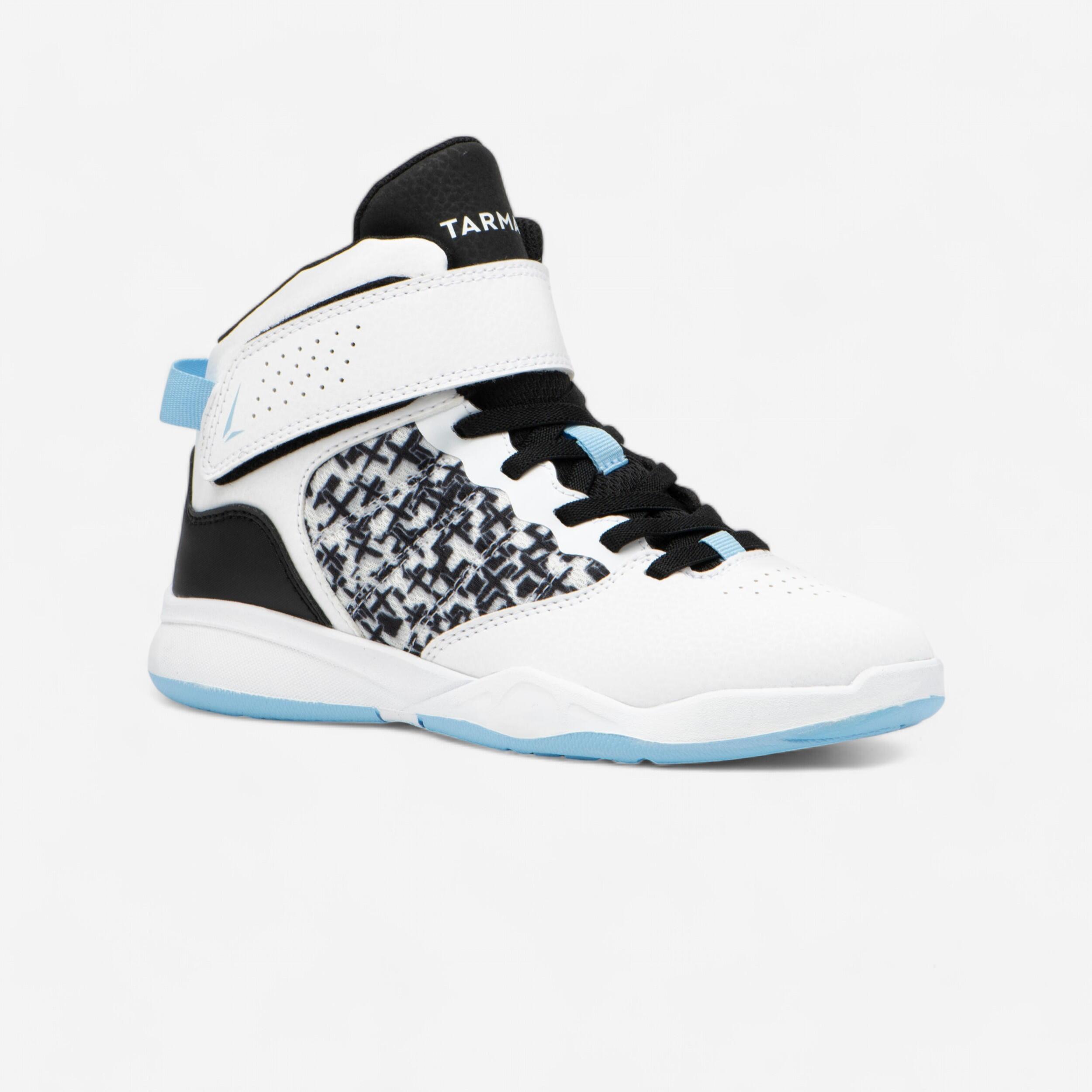 Bild von Kinder Basketball Schuhe hoch - SE100 weiss