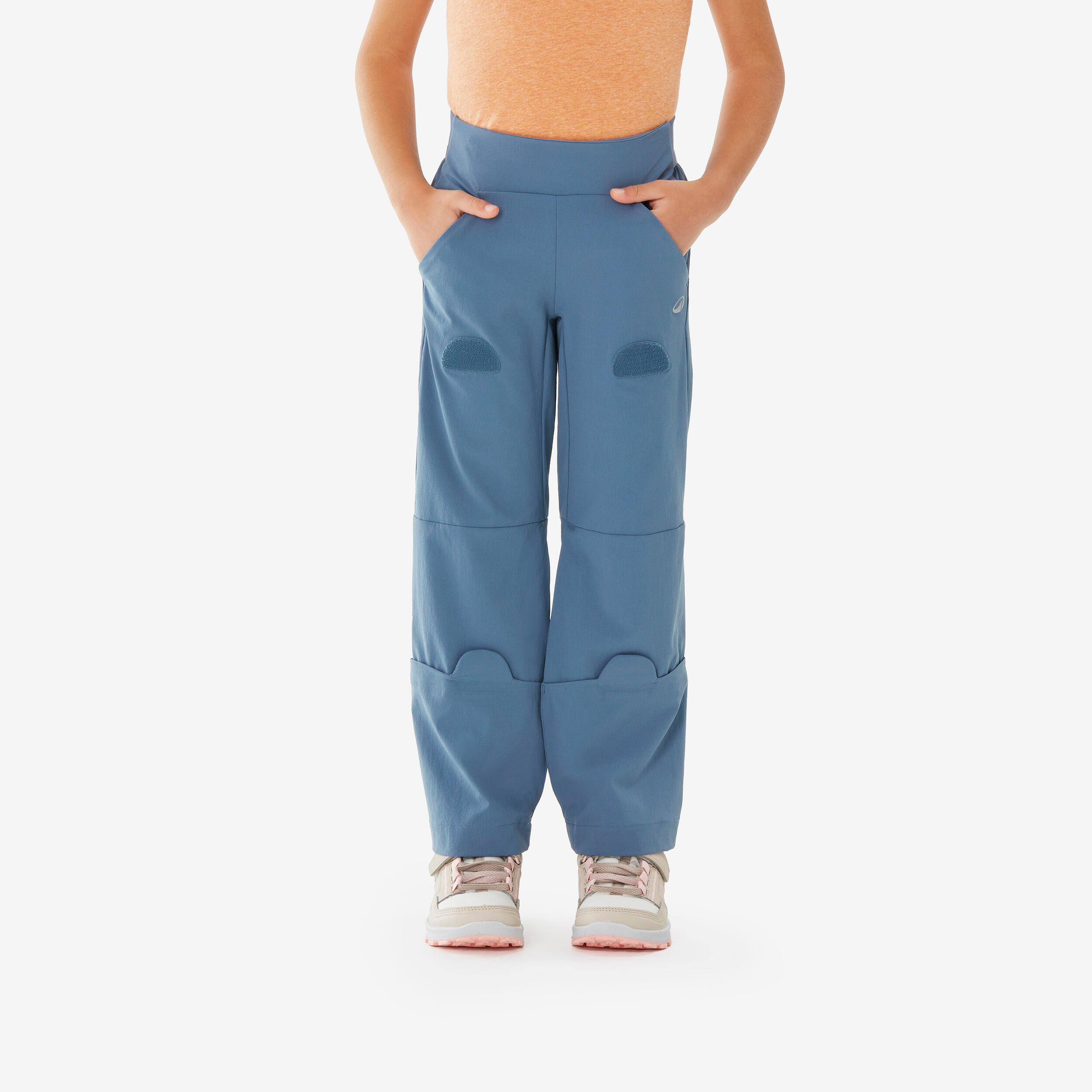 Bild von Zip-Off-Hose Kinder Wandern - MH100 Easy blau