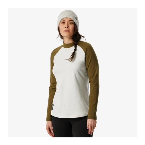 Bild von Skiunterwäsche Funktionsshirt Damen BL500 beige/khaki