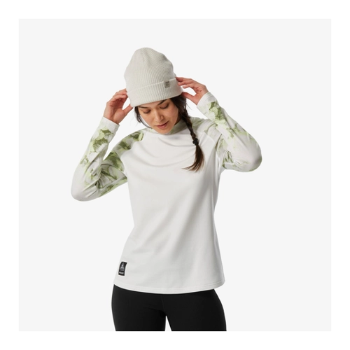 Bild von Skiunterwäsche Funktionsshirt Damen weiter Schnitt - BL500 beige/grün