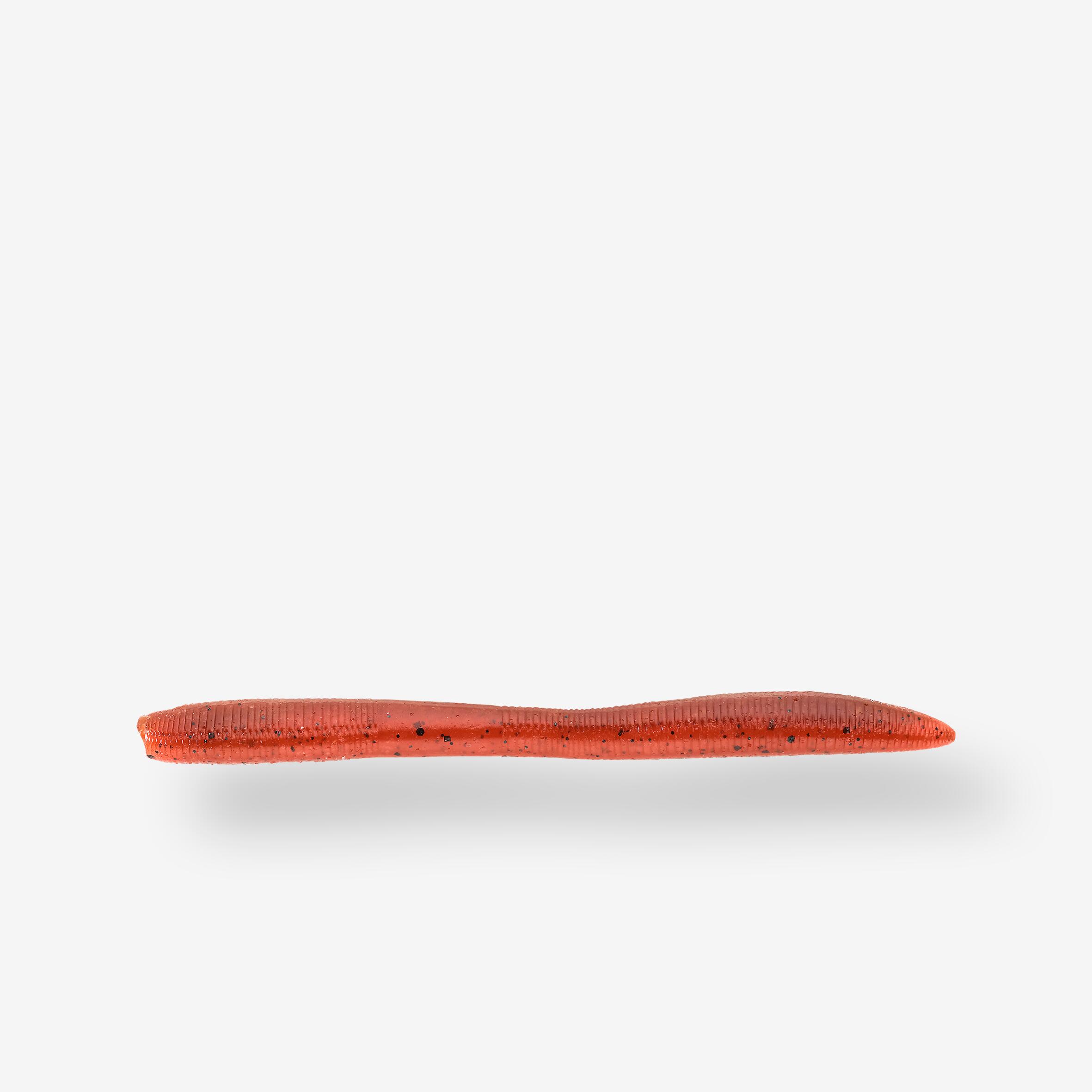 Bild von Gummiköder Yubari Worm rotviolett 10 Stk.