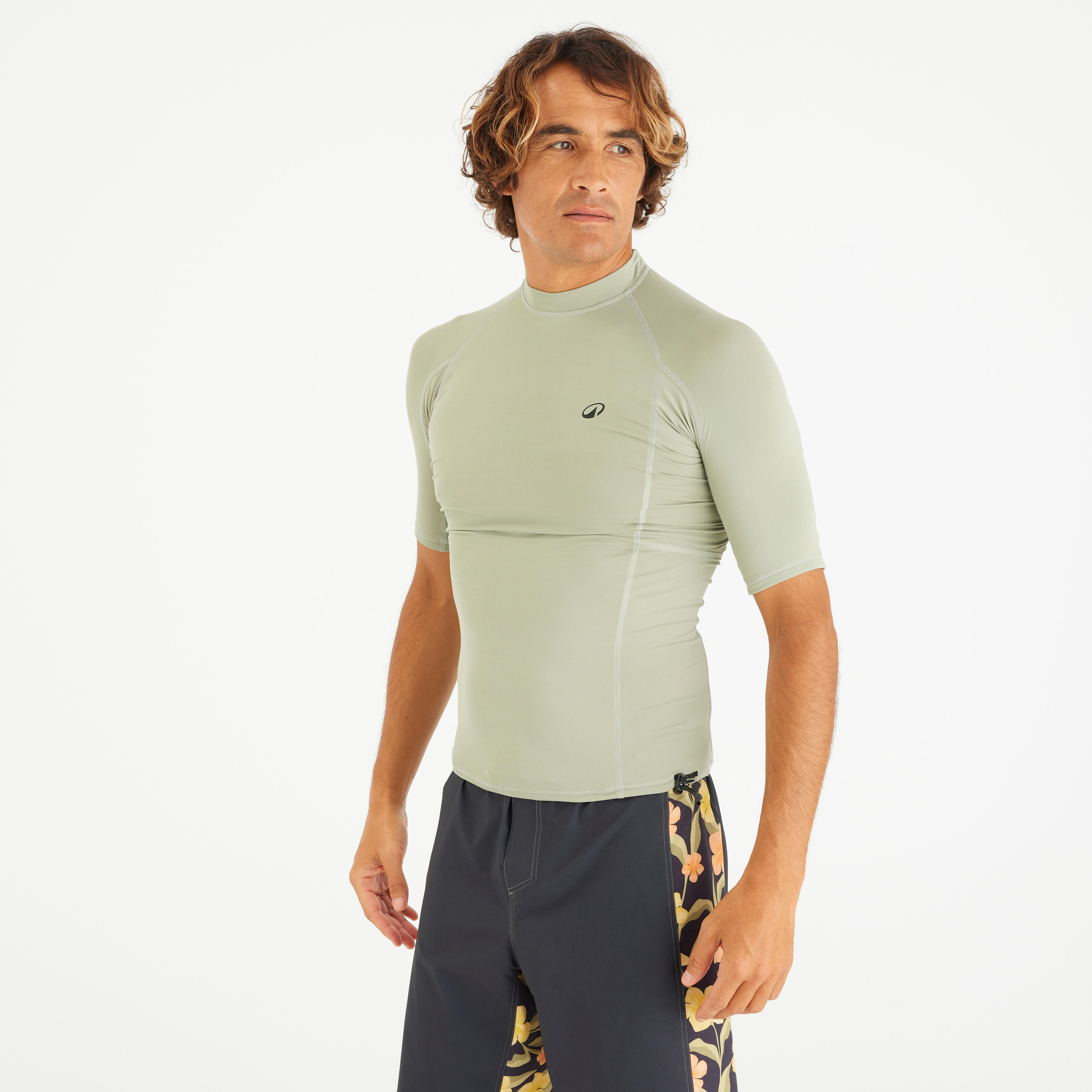 Bild von UV-Shirt Surfen Herren UV-Schutz 50+ 500 khaki