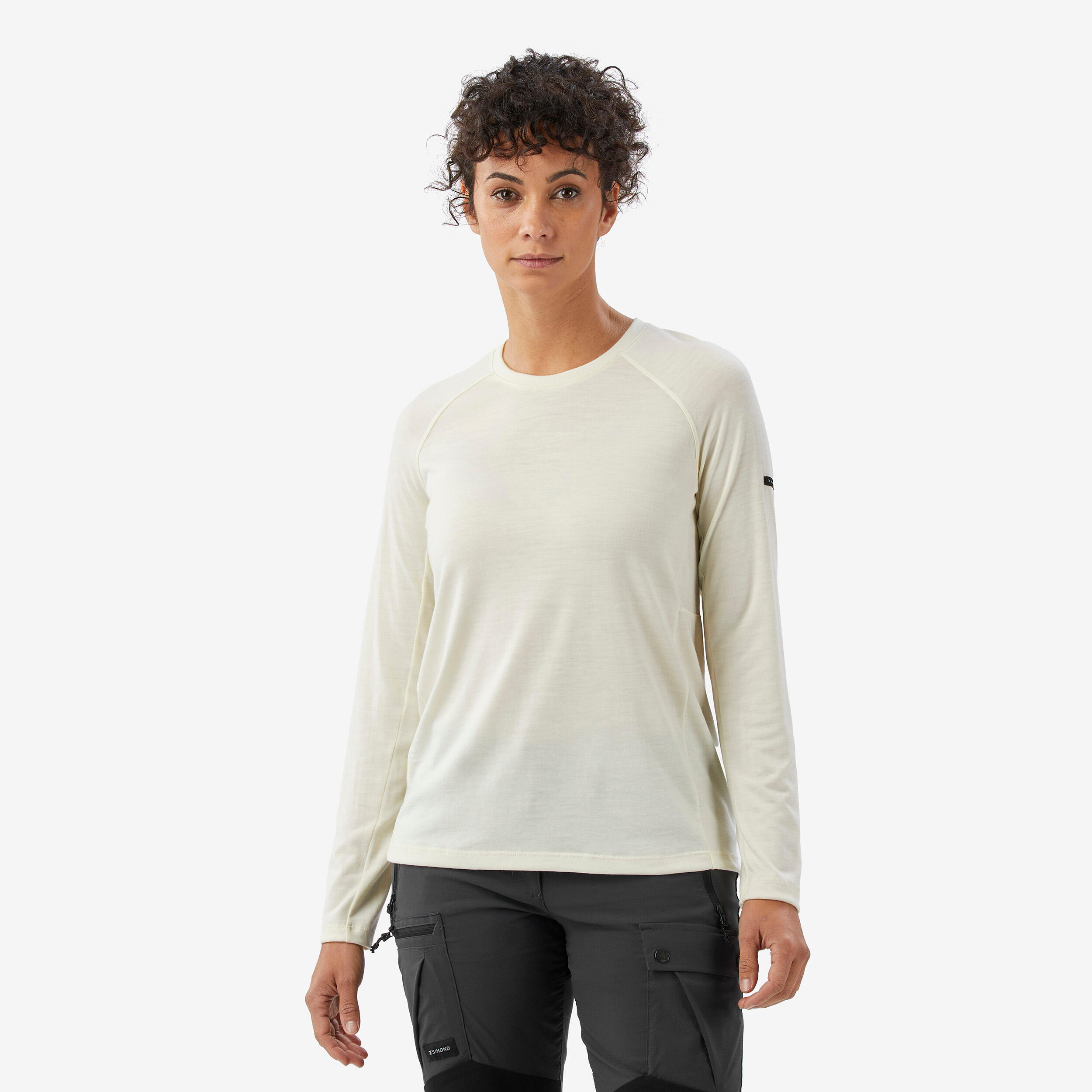 Bild von Merinoshirt Damen langarm - Merino Resist ungefärbt