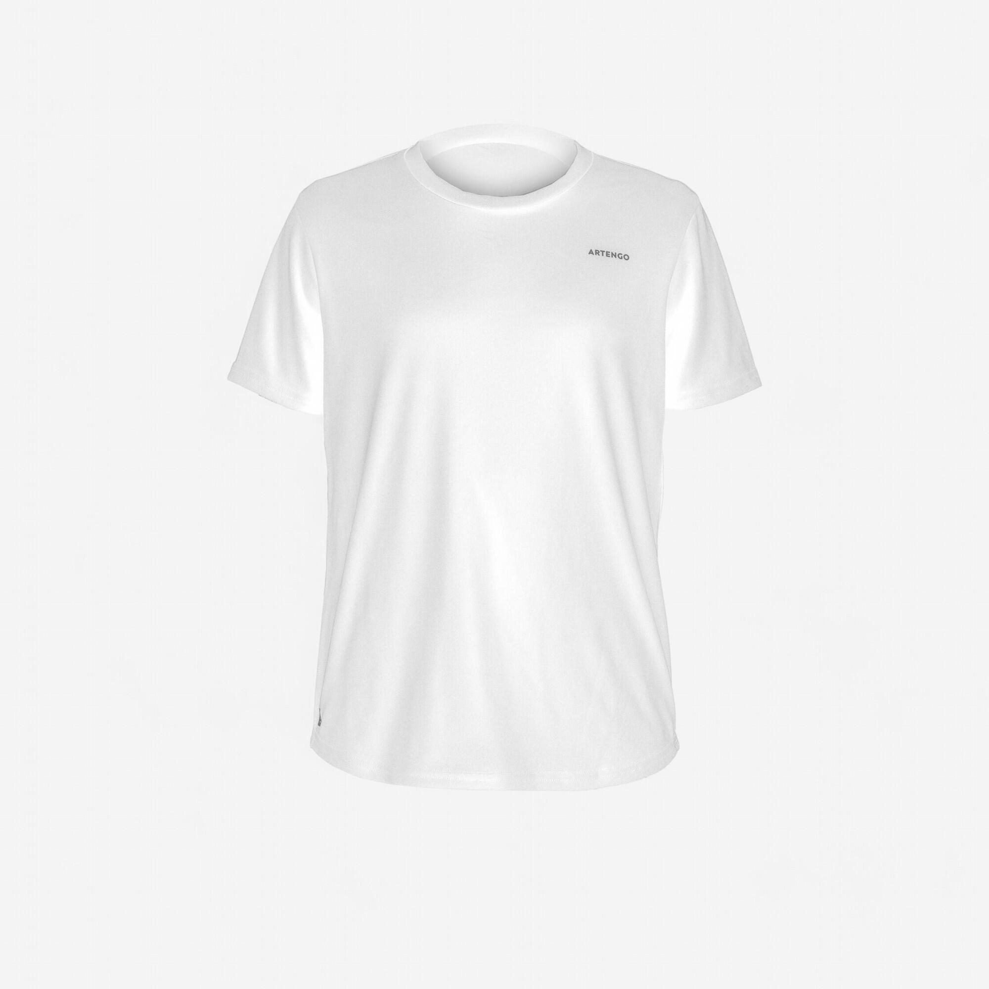 Bild von Tennis T-Shirt Kinder TTS100 JR Club weiss