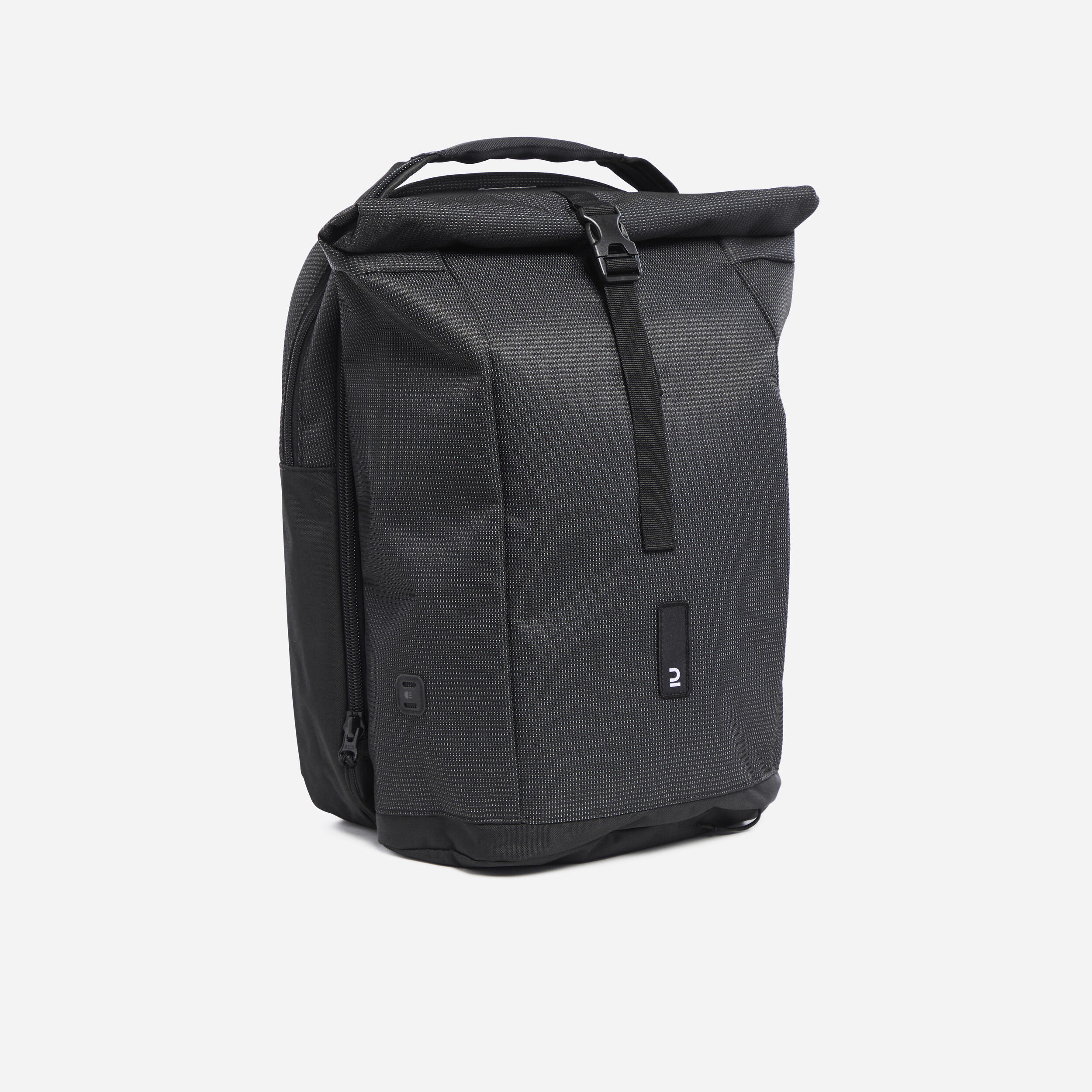 Bild von Doppel-Fahrradtasche Gepäcktasche Rucksack für Gepäckträger 27 L reflektierend
