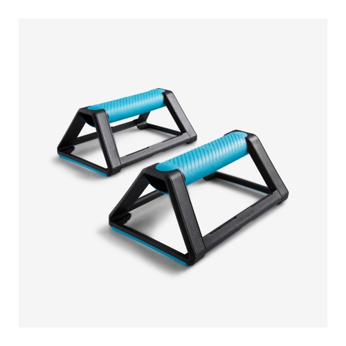 Bild von Ergonomische Liegestützgriffe - Push Up Bars 500 blau