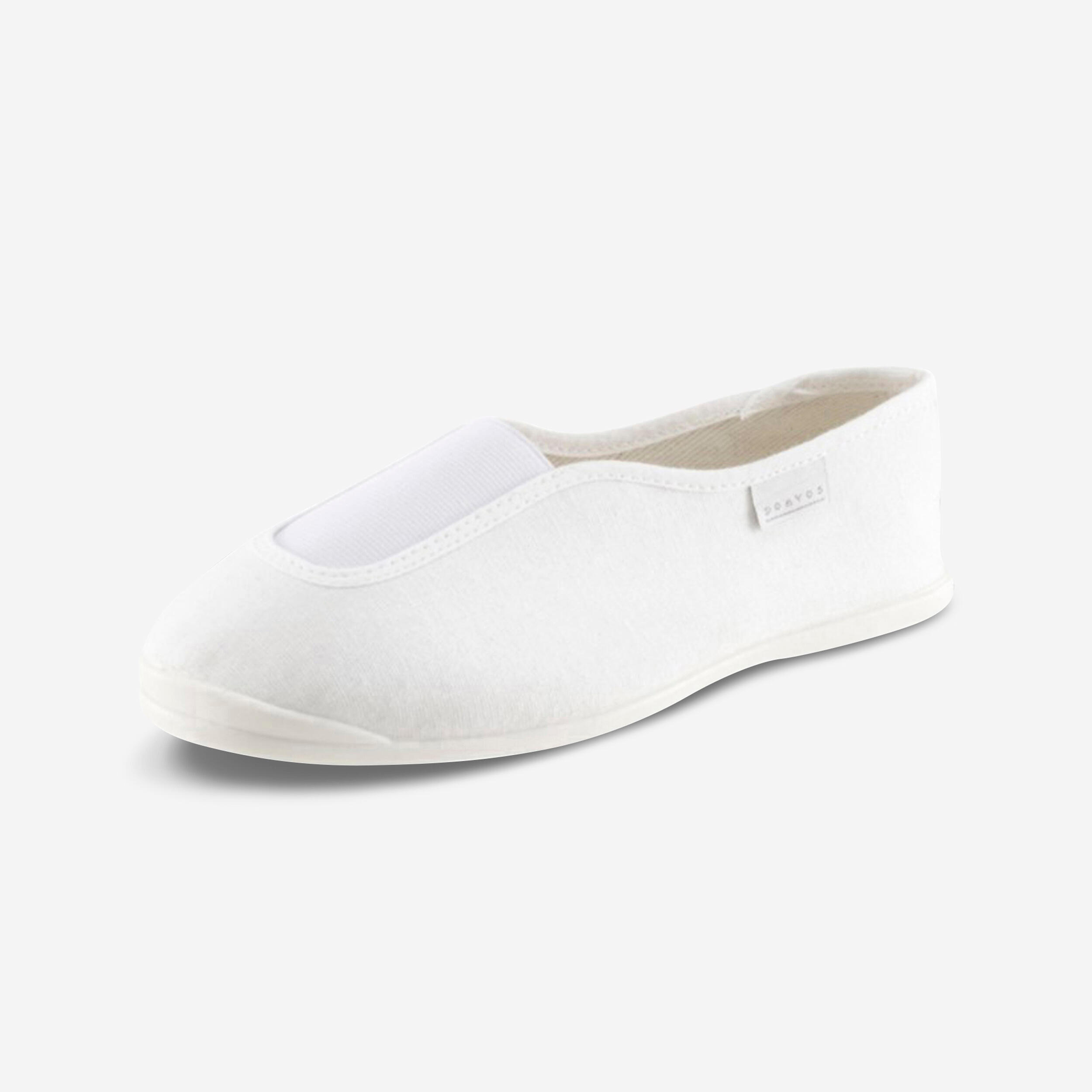 Bild von Gymnastikschuhe Stoff Kinder weiss