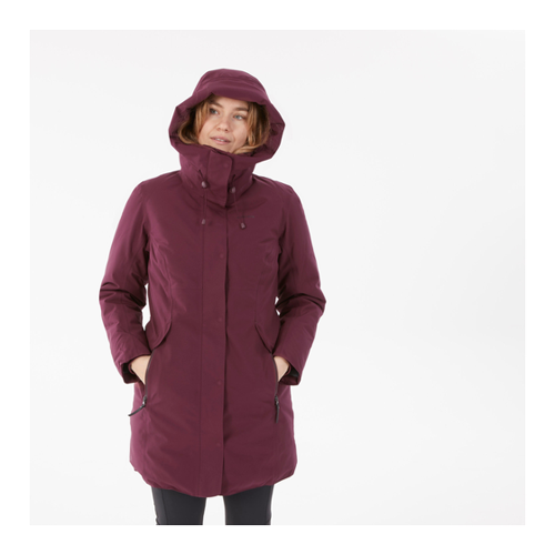 Bild von Winterjacke Parka Damen bis -10 °C wasserdicht für Winterwandern - SH500 schwarz