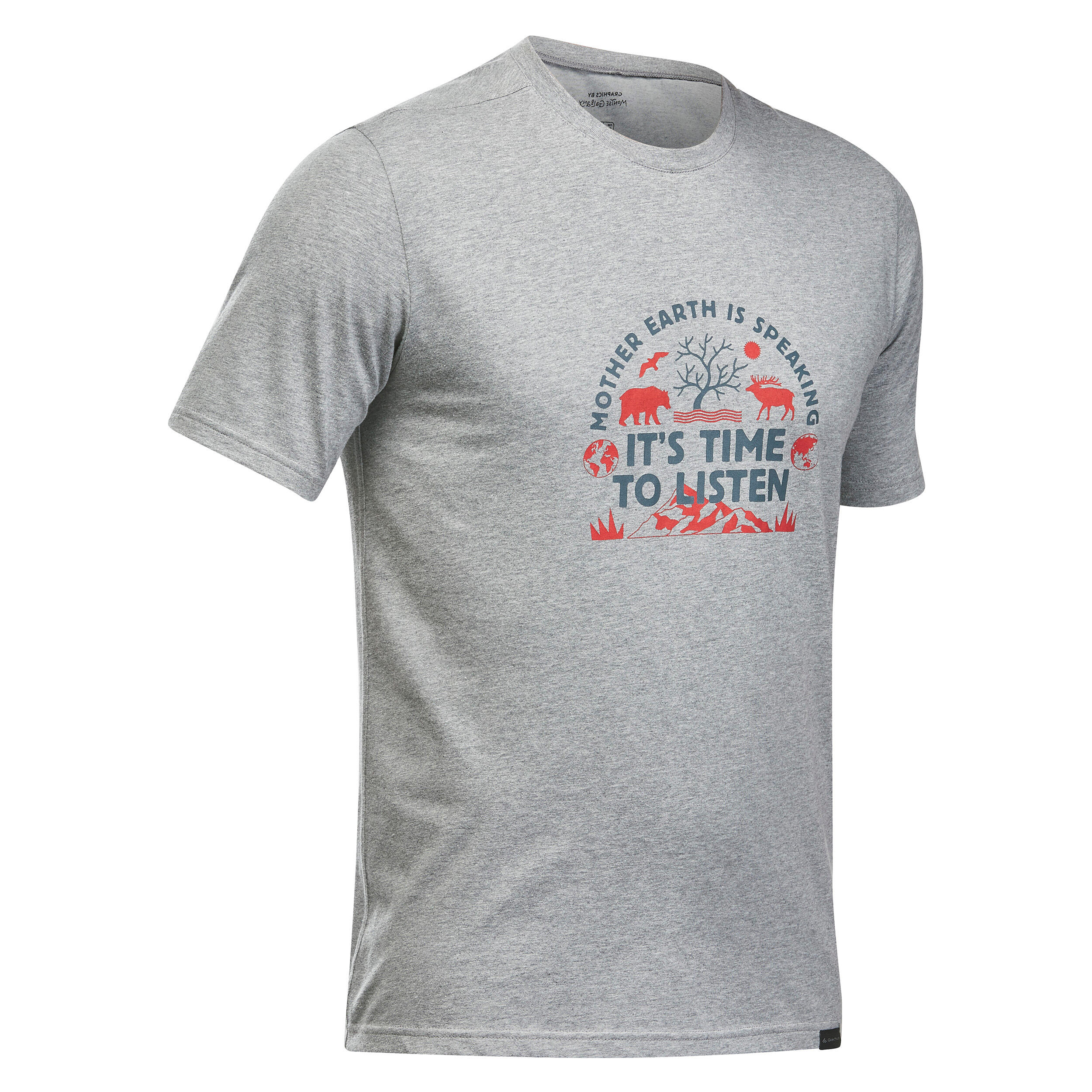Bild von Wander-T-Shirt Naturwandern NH100 Herren
